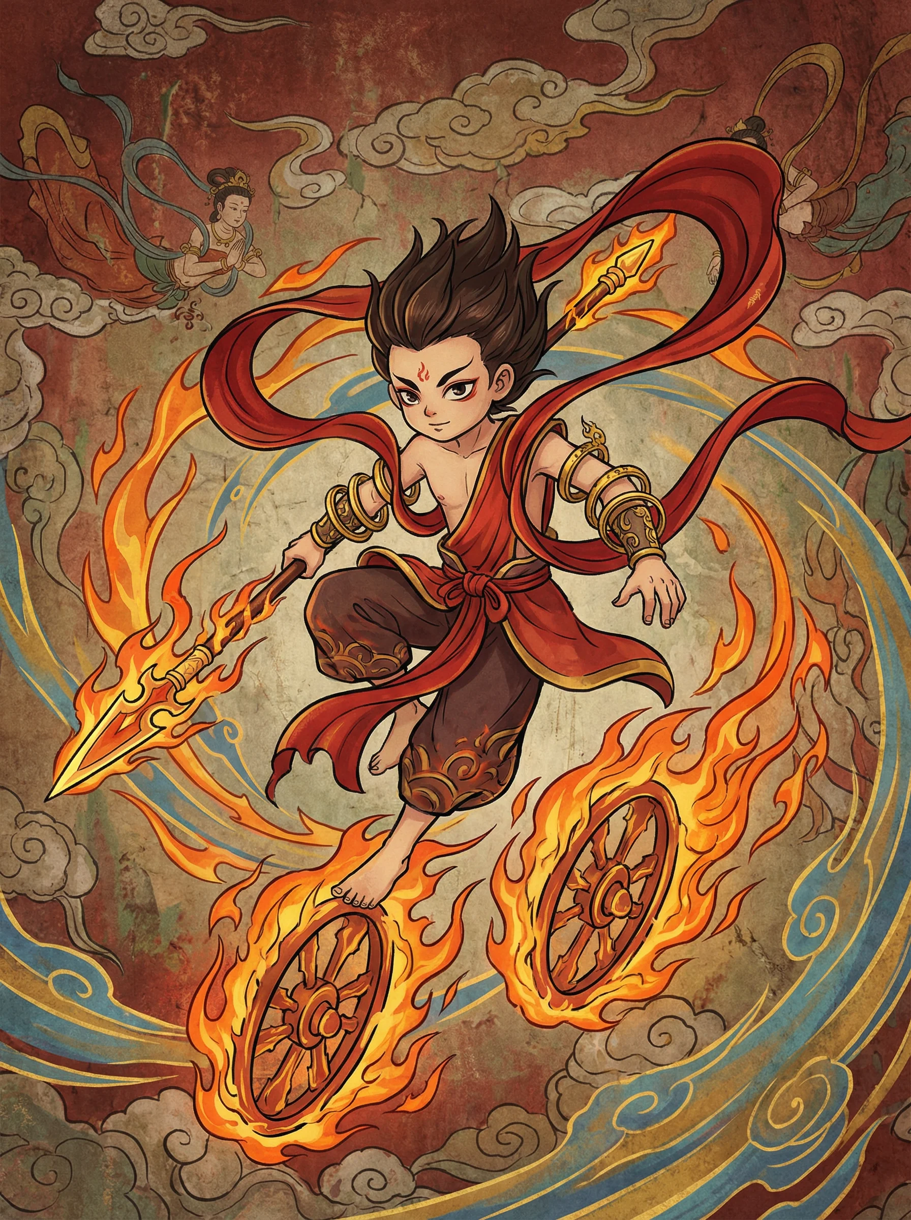 哪吒 - 视频九色 封神榜阐教动漫角色